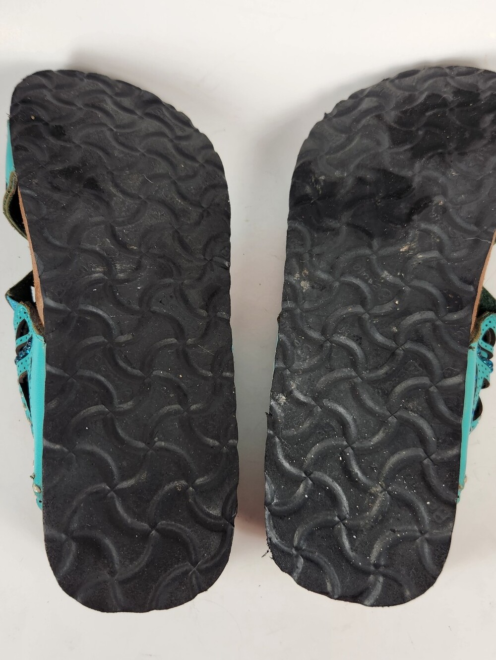 BIRKENSTOCK Betula Womens Joyce Sandal 6 Narrow Turquoise Beaded Leather Shoe - Picture 9 of 11